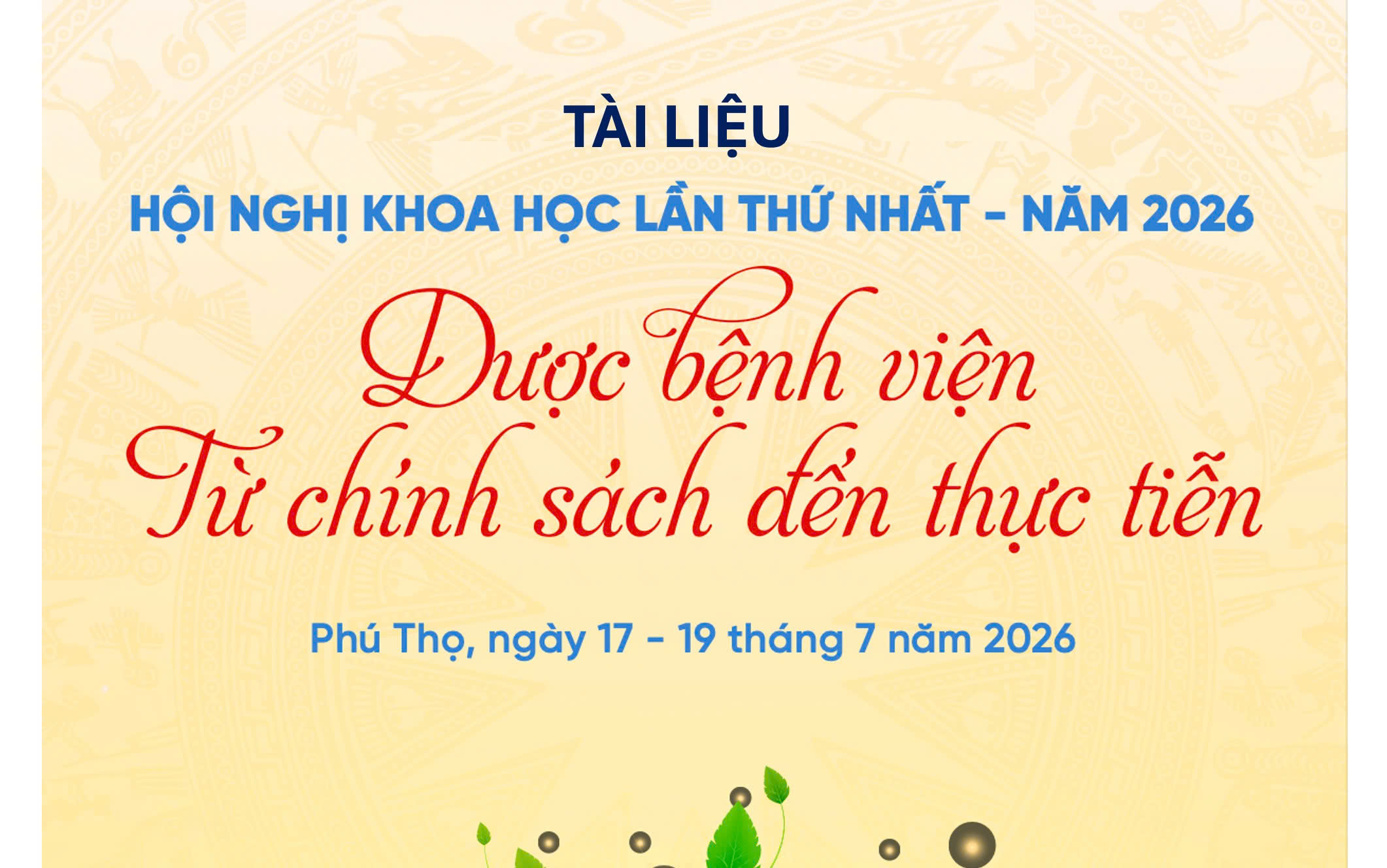 TÀI LIỆU HỘI NGHỊ KHOA HỌC LẦN 1 - 2026 - VAHP