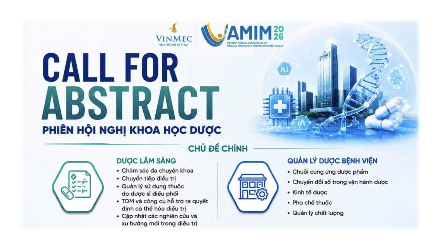 THÔNG BÁO ĐĂNG KÝ GẤP: HỘI NGHỊ KHOA HỌC DƯỢC VINMEC 2026