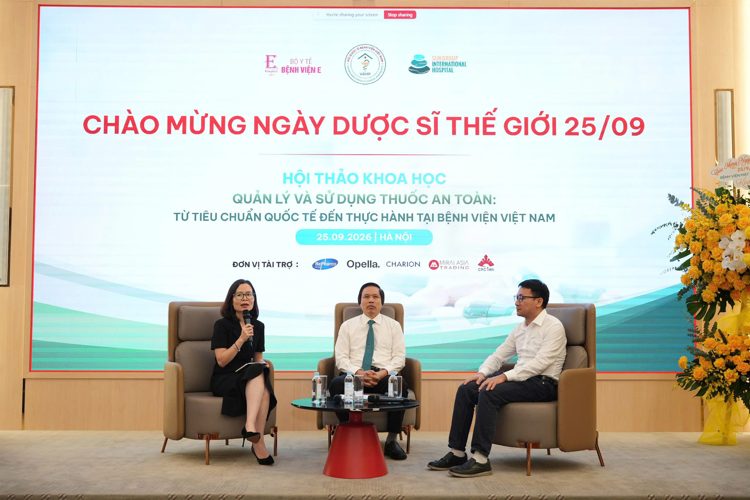 HỘI THẢO QUẢN LÝ VÀ SỬ DỤNG THUỐC AN TOÀN: TỪ TIÊU CHUẨN QUỐC TẾ ĐẾN THỰC HÀNH TẠI BỆNH VIỆN VIỆT NAM